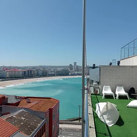 Atico Centrico A 50metros De La Playa Appartement A Coruña